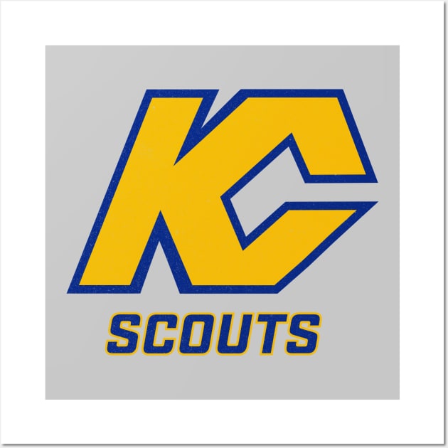 Defunct Kansas City Scouts Hockey 1974 Wall Art by LocalZonly